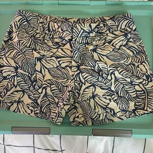 Patagonia stretch all wear shorts 4” cream blue floral